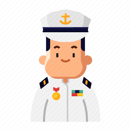Avatar, marine, navy, general, face, fatman, character icon - Download on Iconfinder