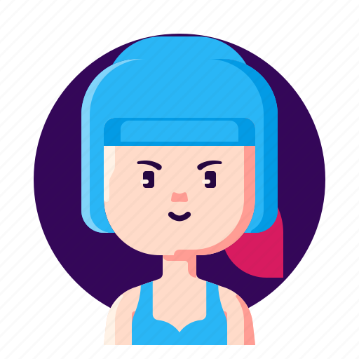 Account, avatar, boxer, female, fighter, mma, profession icon - Download on Iconfinder