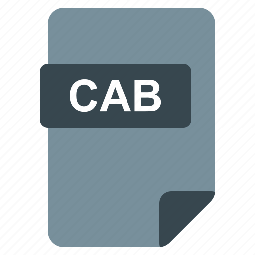 Cab, file, format, type icon - Download on Iconfinder