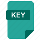 file, format, key, type