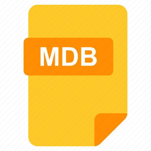 File, format, mdb, type icon - Download on Iconfinder