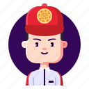 avatar, boy, male, pizza, profession