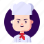 avatar, chef, cook, male, profession 