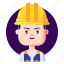avatar, construction, male, profession, worker 