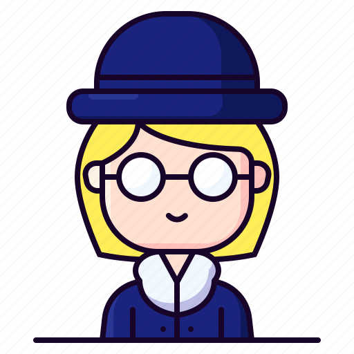Agent, avatar, detective, female, profession icon - Download on Iconfinder