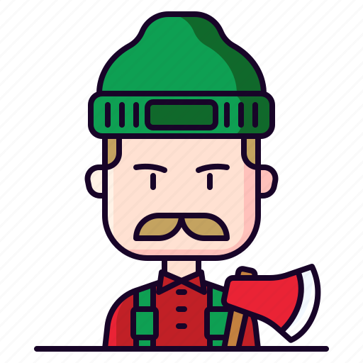 Avatar, lumberjack, male, profession icon - Download on Iconfinder