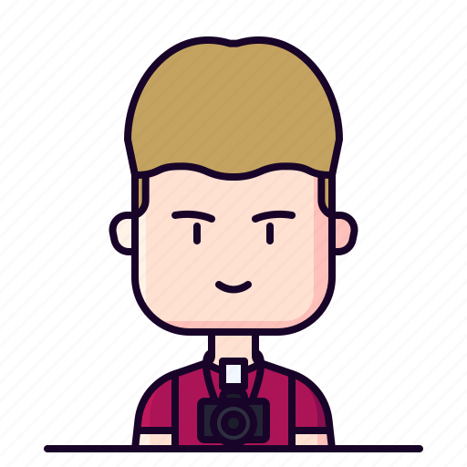 Avatar, male, photographer, profession icon - Download on Iconfinder