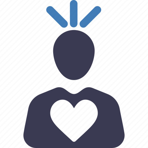 Donor, donator, donate, man, human, heart, user icon - Download on Iconfinder