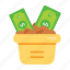 fund growth, fundraising, fund collection, capital growth, money donation 
