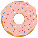 doughnut, police, sugar