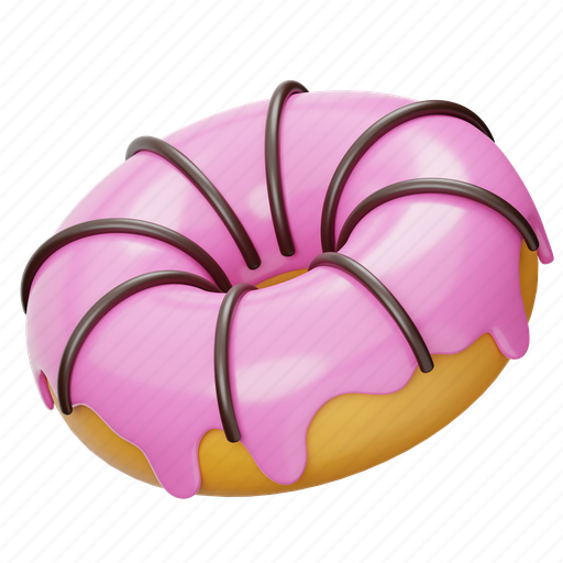 Chocolate, strawberry, donut, food, sweet, dessert, bakery icon - Download on Iconfinder
