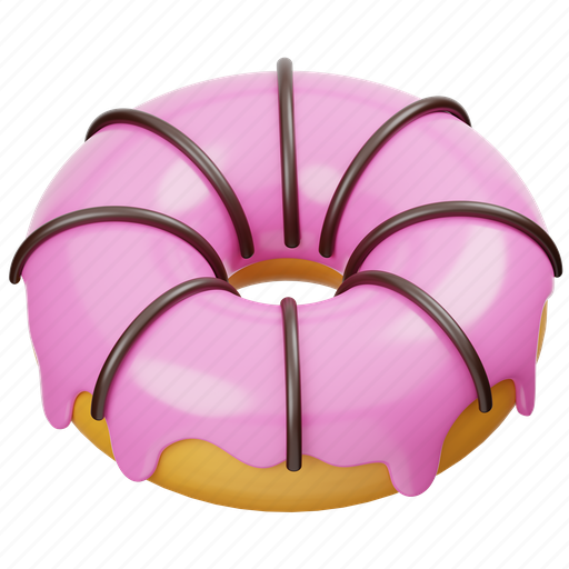 Chocolate, strawberry, donut, food, sweet, dessert, bakery icon - Download on Iconfinder