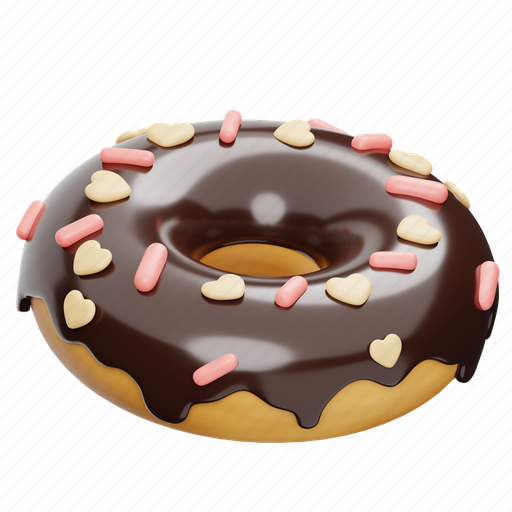 Sprinkled, donut, food, sweet, dessert, bakery, cake icon - Download on Iconfinder