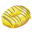 yellow, banana, donut, food, sweet, dessert, bakery, cake, snack 