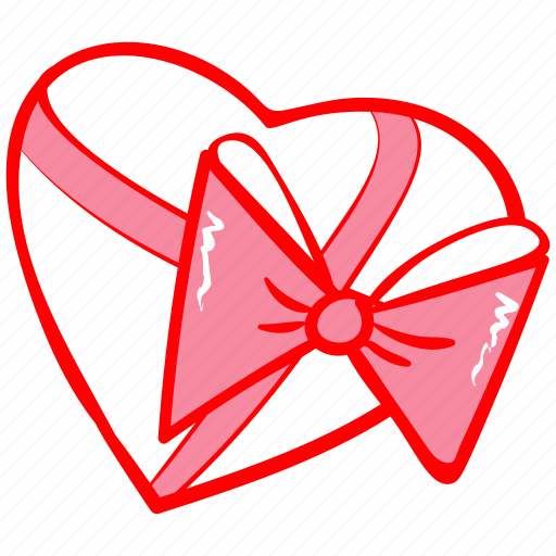 Gift, heart gift, surprise, fancy box, wrapped box icon - Download on Iconfinder