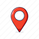 pin, doodle, travel, location, navigation, marker, map, gps, pointer