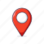 pin, doodle, travel, location, navigation, marker, map, gps, pointer 