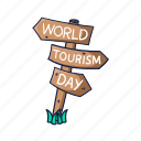 sign, doodle, travel, holiday, direction, right, left, tourism, arrows