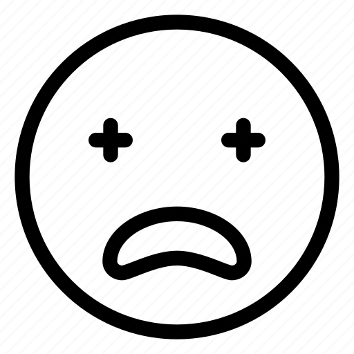 Bored, dull, emoji, emoticon, emotion, face icon - Download on Iconfinder