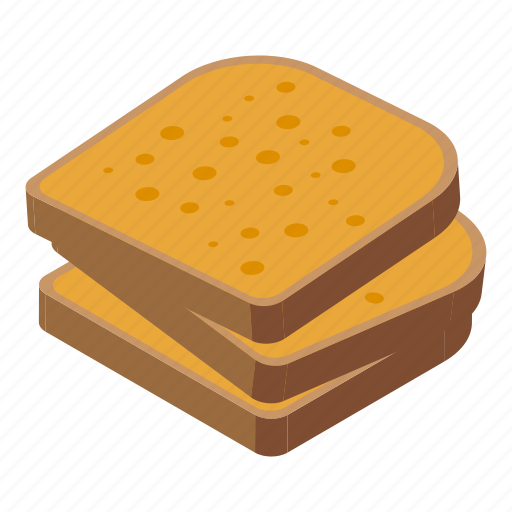 Sandwich, isometric, food icon - Download on Iconfinder