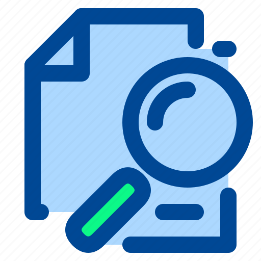 Search, document, magnifier icon - Download on Iconfinder