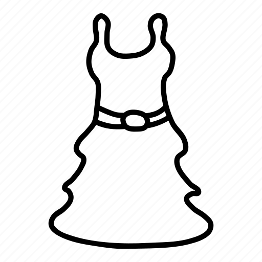 Clothing, dress, fashion, girl, gown, prom, skirt icon - Download on Iconfinder