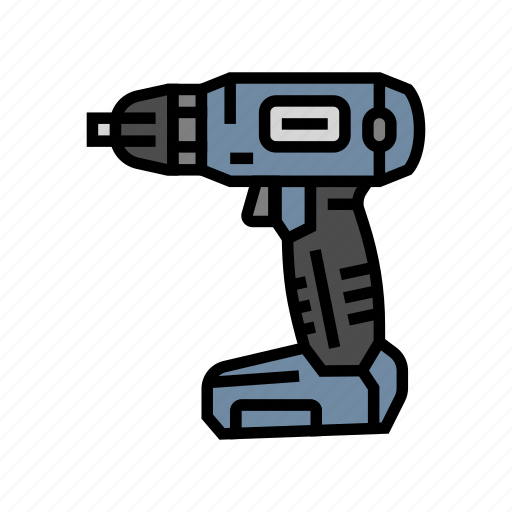 Drill, equipment, construction, machine, power, industry icon - Download on Iconfinder