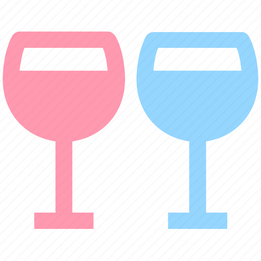 Beverage, champagne glasses, champagne toast, cheers, drink icon - Download on Iconfinder