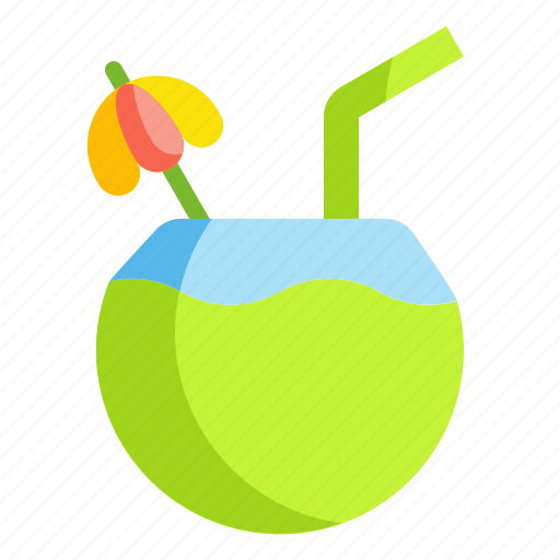 Beverage, coconut, drink, food, fruit, juice, milk icon - Download on Iconfinder
