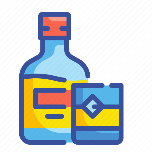 Alcohol, beverage, drink, food, glass, pub, whiskey icon - Download on Iconfinder
