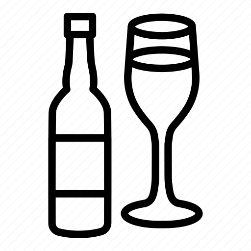 Beer, bottle, celebration, christmas, drink, glass, xmas icon - Download on Iconfinder