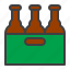 beer, case, box, bottle 