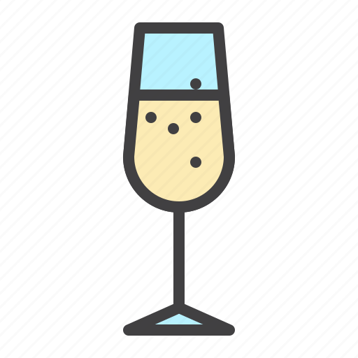 Champagne, glass, wine, bar icon - Download on Iconfinder