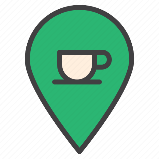 Coffee, shop, location, cup icon - Download on Iconfinder