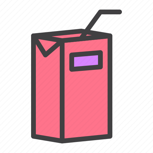 Pack, juice, drink, straw icon - Download on Iconfinder