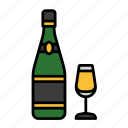 drink, beverage, bar, champagne, wine, bottle, cocktail, alcohol, glass