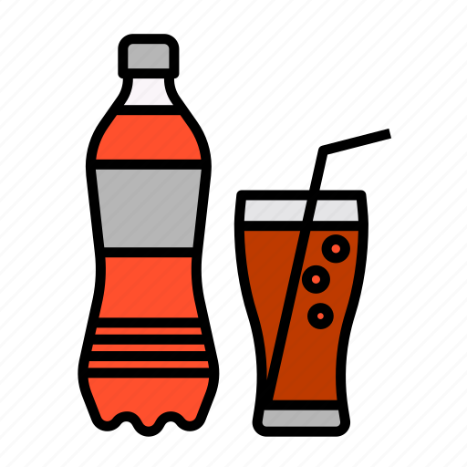 Drink, bottle, glass, cola, soda, cold, beverage icon - Download on Iconfinder