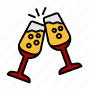 alcohol, beverage, cheer, cocktail, drink, glass, wine, bar, party