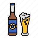 beer, bottle, drink, alcohol, beverage, beer bottle, beer mug, glass beer, bar