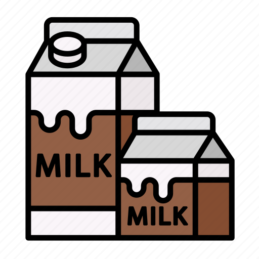 Box, breakfast, food, milk, baking, dairy, drink icon - Download on Iconfinder