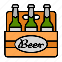 beer, beer box, bottles, box, package, drink, alcohol, alcoholic, pack