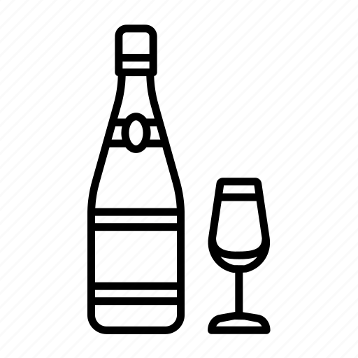 Drink, beverage, bar, champagne, wine, bottle, cocktail icon - Download on Iconfinder