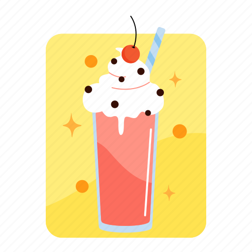 Drink, beverage, restaurant, cafe, milkshake, cold drink, foam icon - Download on Iconfinder