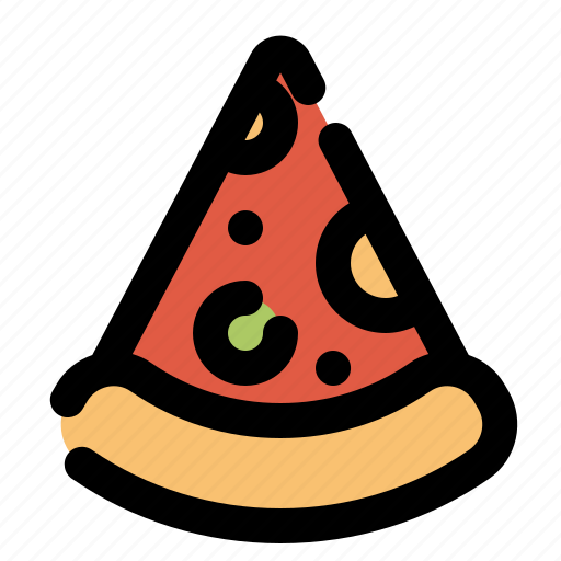 Pizza, italian food, slice, fast food icon - Download on Iconfinder