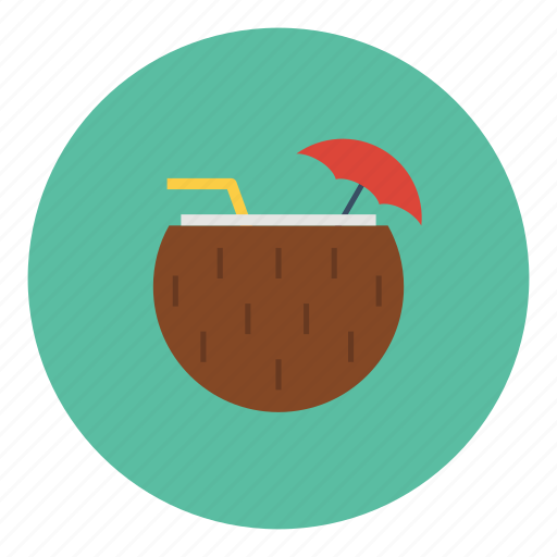 Beach, coconut, drink icon - Download on Iconfinder