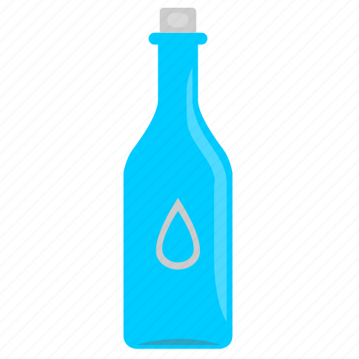 Bottle, glass, mineral, water icon - Download on Iconfinder
