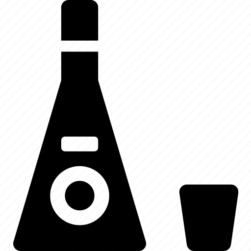 Alcohol, beverage, bottle, glass, liquor, spirit, vodka icon - Download on Iconfinder