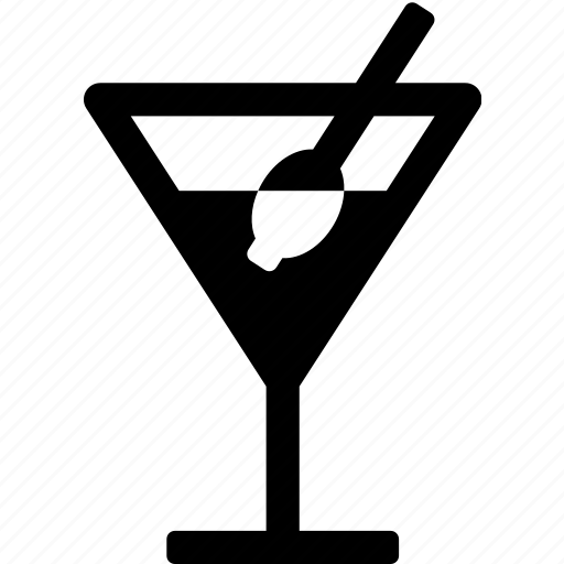 Alcohol, beverage, cocktail, drink, glass, martini, olive icon - Download on Iconfinder