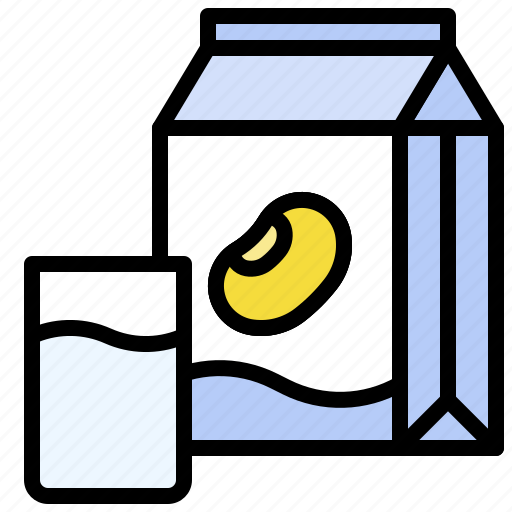 Beverage, carton, drinks, glass, milk, soy milk icon - Download on Iconfinder