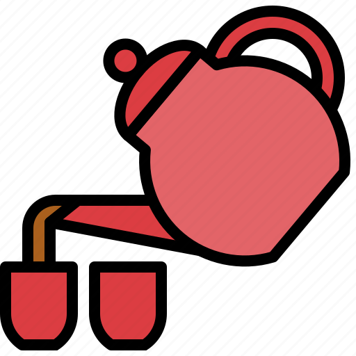 Beverage, drinks, hot, tea, teacup, teapot icon - Download on Iconfinder